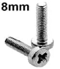 CARKLIP NUMBER PLATE SCREWS 8MM