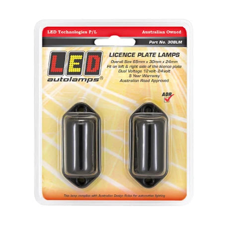 LED LICENCE PLATE LAMP 12-24V