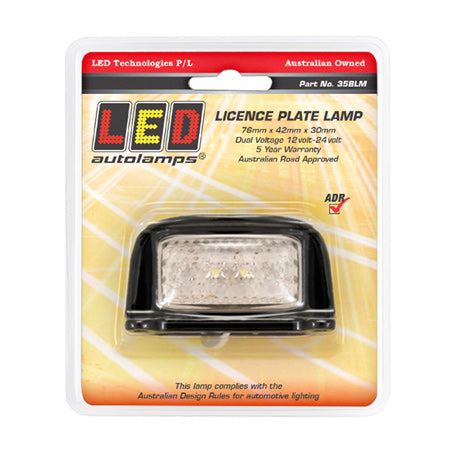 LED NUMBER PLATE LAMP