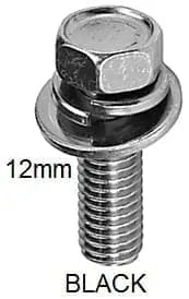 CARKLIP BOLT M8x25 WASHER 12MM 4PK