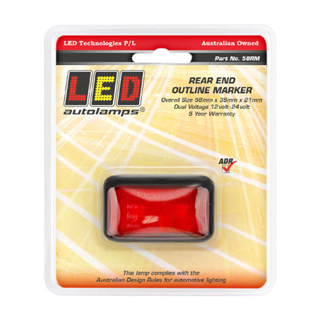 REAR END OUTLINE MARKER LAMP LED