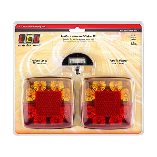 LED STOP/TAIL/REF. LAMP 2X98 SERIES 12 VOLT 10 MTR