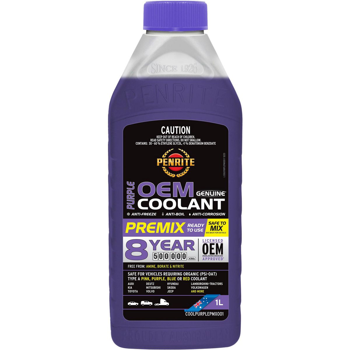 COOLANT PURPLE PREMIX 1L
