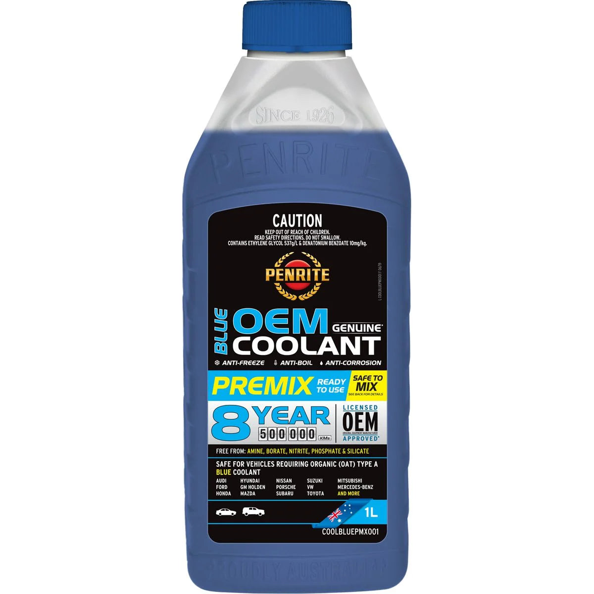 COOLANT BLUE PREMIX 1L