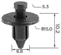 CARKLIP TRIM CLIP 4PK.