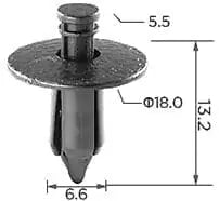 CARKLIP TRIM CLIP 4PK.