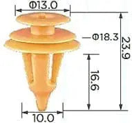 CARKLIP TRIM CLIP 4PK.