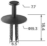 CARKLIP TRIM CLIP 4PK.