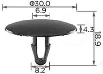 CARKLIP PAD CLIP UNIVERS 4PK.