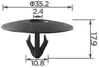 CARKLIP PAD CLIPS UNIVERS 4PK.