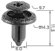 CARKLIP X-TREE CLIP 6PK.