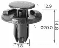 CARKLIP TOYOTA TRIMS 4PK.