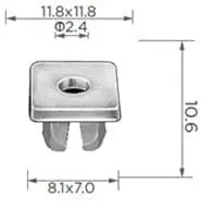 CARKLIP GROMMET 6PK.