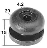 CARKLIP UTE ROPE BUTTON 2PK