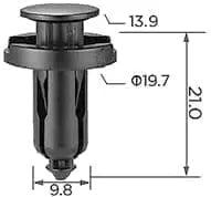CARKLIP BUMPER RETAINER 3PK.