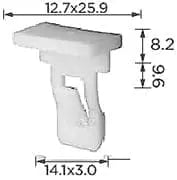 CARKLIP TOYOTA BUMPERS, TRIMS 2PK 4PK.