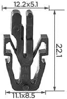 CARKLIP GRILL CLIP 5PK.