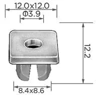 CARKLIP GROMMET 5PK.