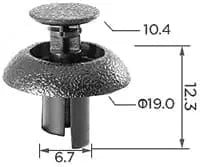 CARKLIP RETAINER UNI. 4PK.