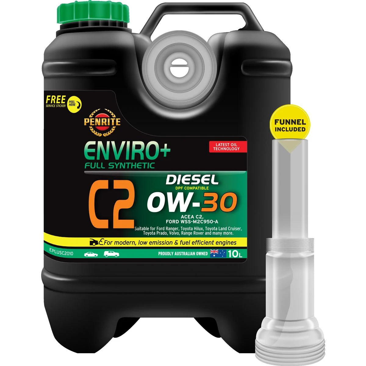 OIL ENVIRO PLUS C2 0W-30 PENRITE 10L