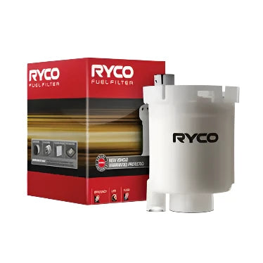 Ryco fuel filter and packaging box
