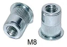 CARKLIP M8 NUT INSERTS 12MM 3PK.