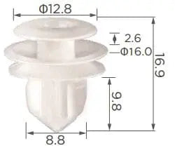 CARKLIP TRIM CLIP 4PK.