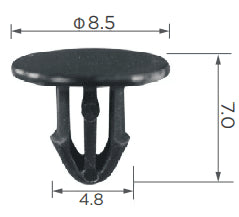 CARKLIP SMALL SEAL CLIP UNIVERS 5PK.