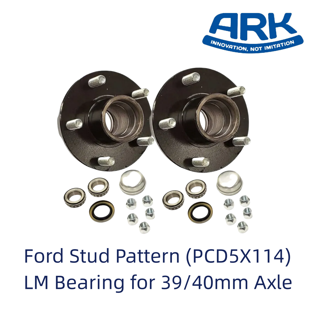 HUB TRAILER COMM/STUD FORD/BEAR