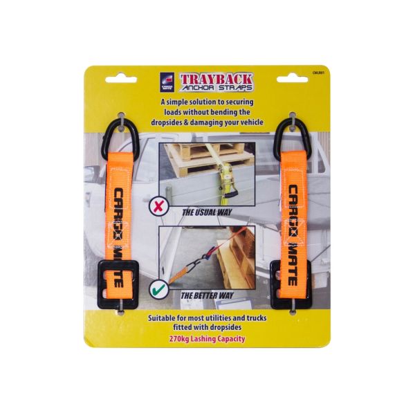 STRAP LOAD RESTRAINT TRAY/BK 25MM