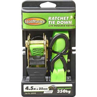 TIE DOWN RATCHET 25MM X 4.5M