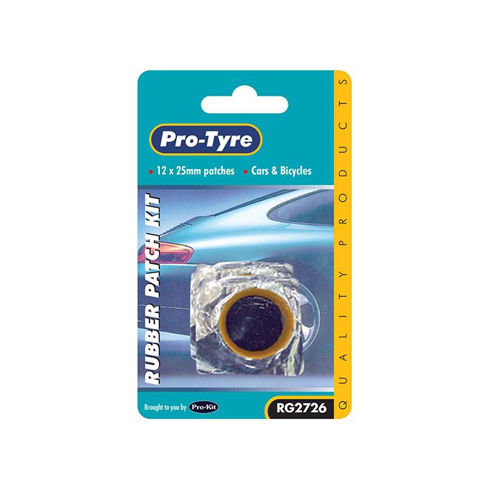 RUBBER PATCHES 12PCE 25MM