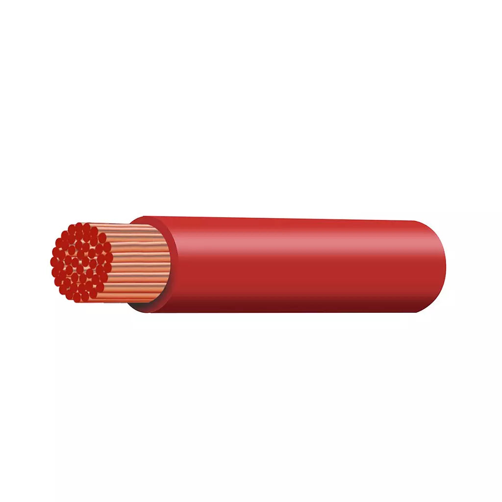 WIRE BATTERY CABLE 2B&S X 1M RED