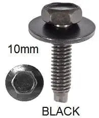 CARKLIP M6x25 BOLTS/WASHER 5PK.