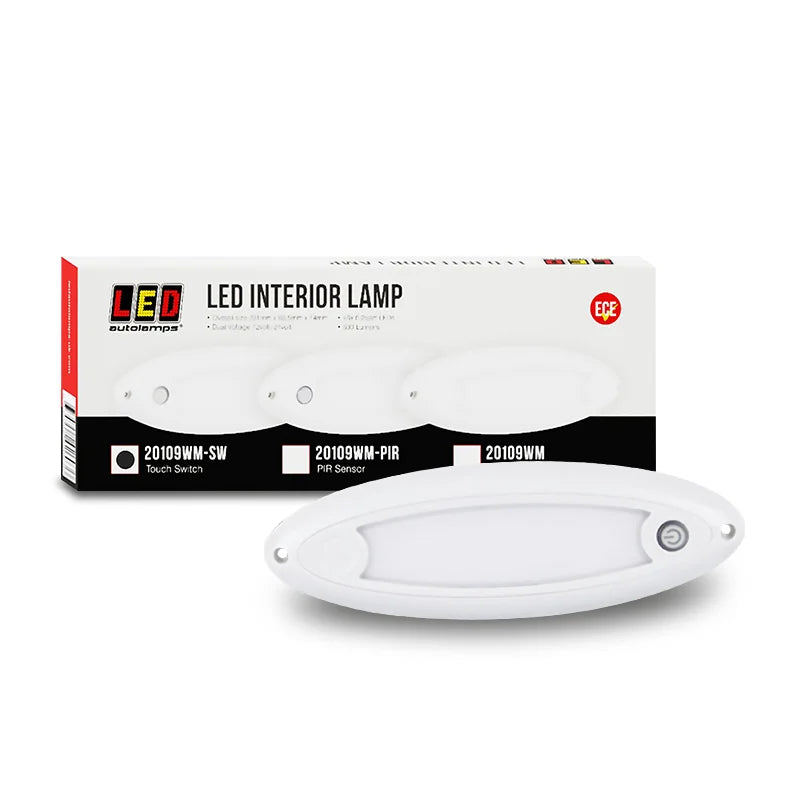 LED INT/EXT LARGE OVAL WHITE 10-30V