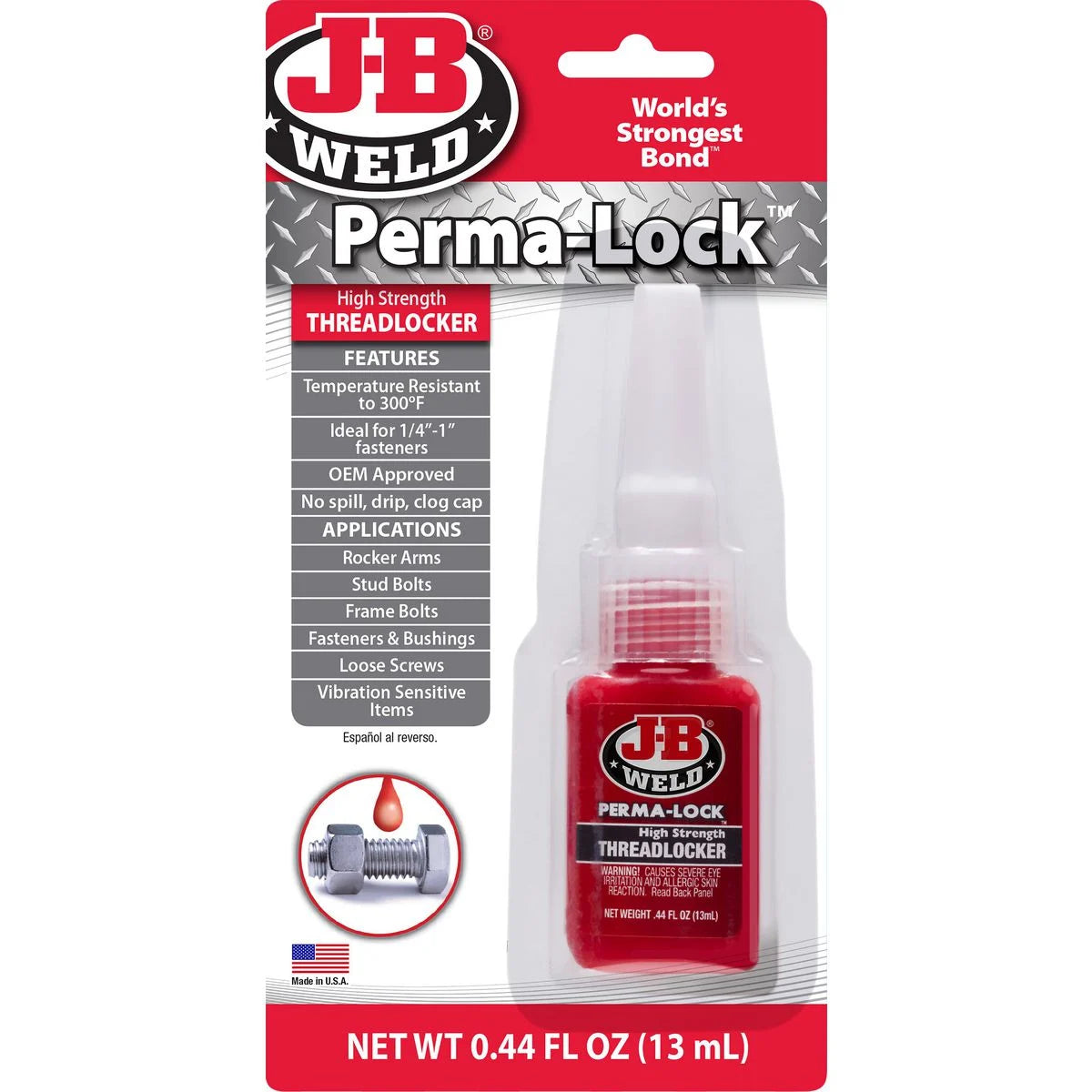 PERMA-LOCK HIGH 13ML JB WELD