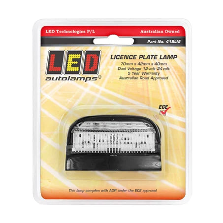 LED LICENCE PLATE