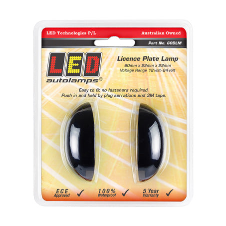 LED LICENCE PLATE LAMP 12-24V