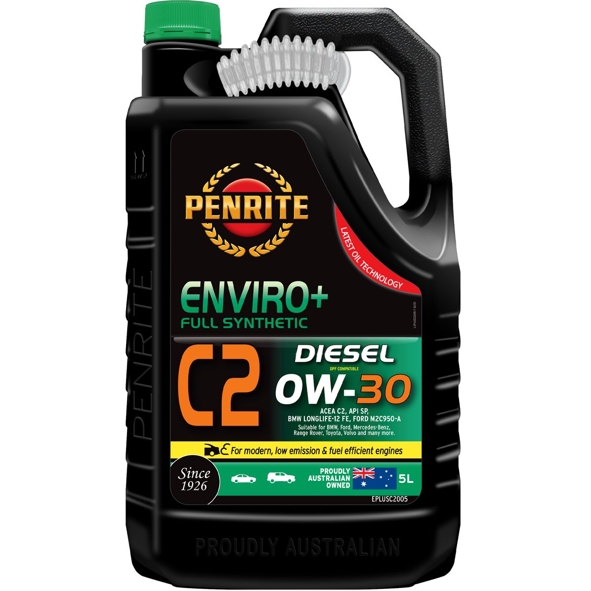 OIL ENVIRO PLUS C2 0W-30 PENRITE 5LT
