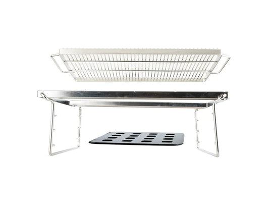 KINGS Folding Fire Pit Grill