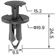 CARKLIP GUARD LINERS UNIV.4PK.