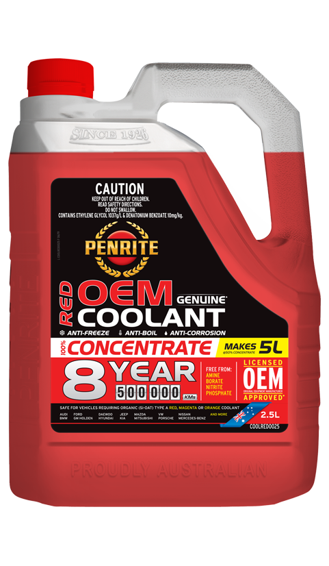 PENRITE COOLANT CONCENTRATE RED 2.5L