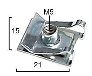 CARKLIP M5 SPEEDCLIP 3PK.