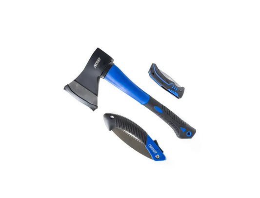 Three Piece Axe, Folding Saw and Knife Kit