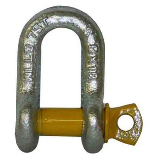 D SHACKLE RATED 8MM 0.75T