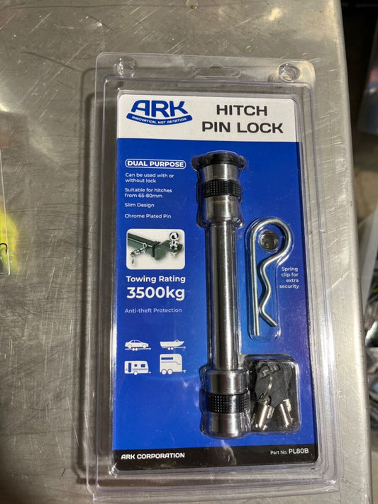 TRAILER HITCH PIN LOCK