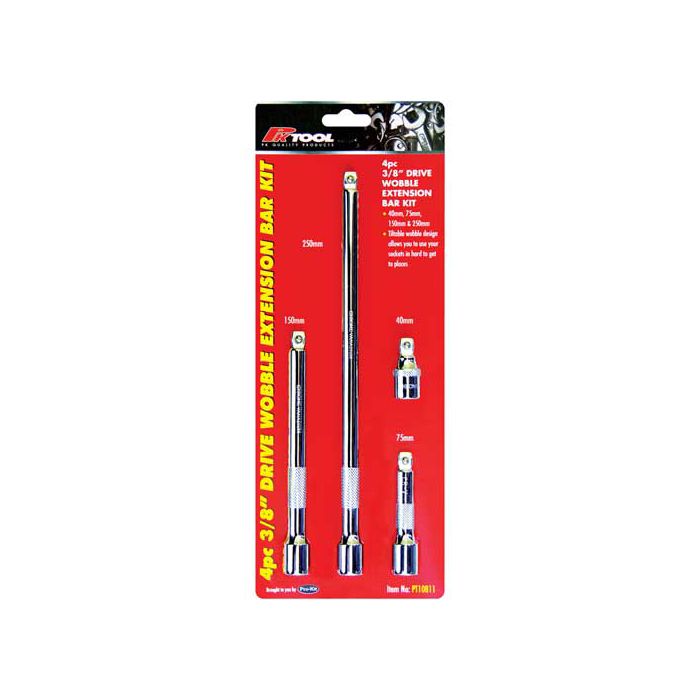 SOCKET EXT BAR SET 4PC