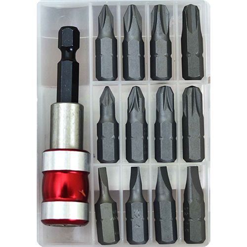 SCREWDRIVER BIT SET 13PC