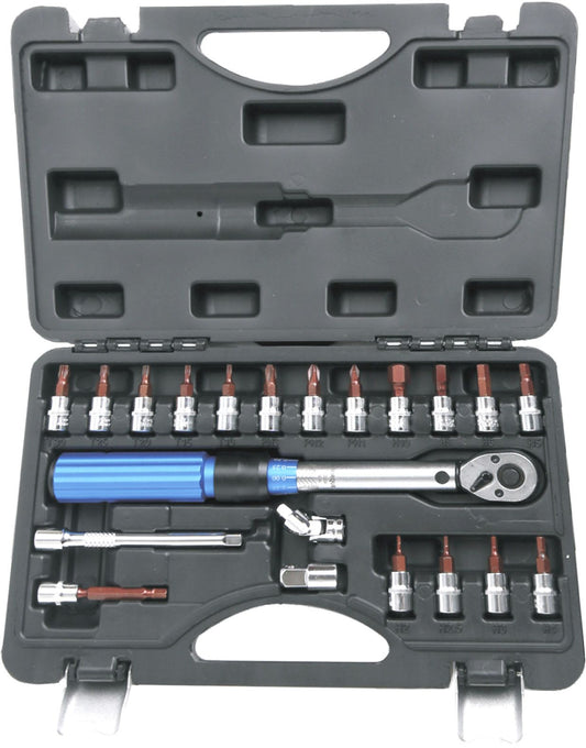 TORQUE WRENCH BIT SET 1/4DR