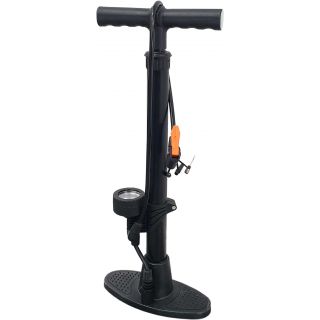 TYRE PUMP HAND STYLE W/GAUGE